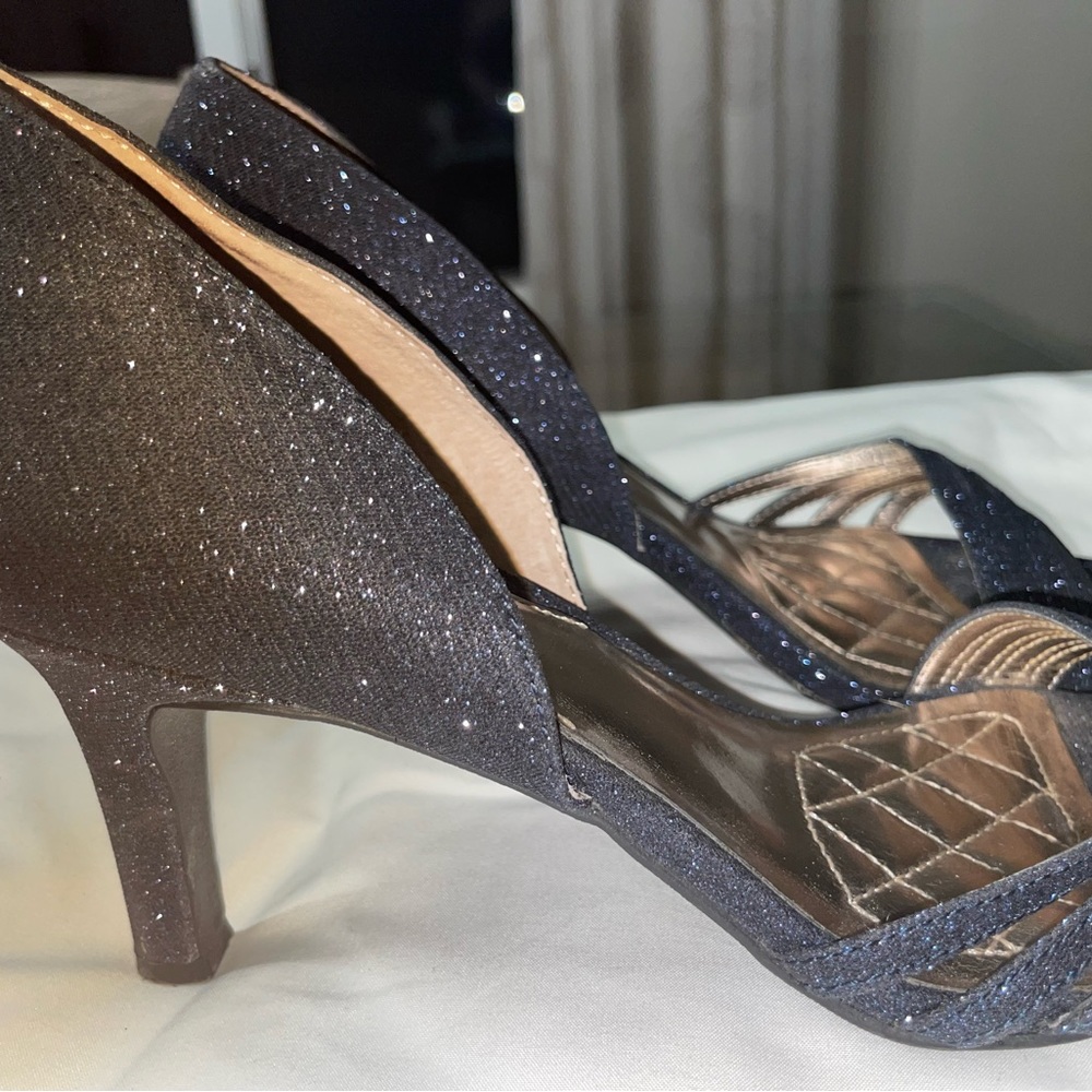 Alfani Women’s Dress Shoes - Blue Sparkle. Size 8.5 Beautiful!! - Picture 3 of 6